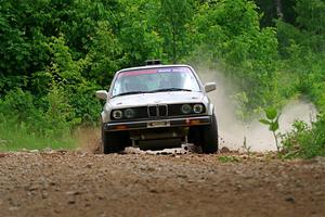 Mohammad Salehi / Artur Stepanov BMW 325is on SS1, Camp 3 North.