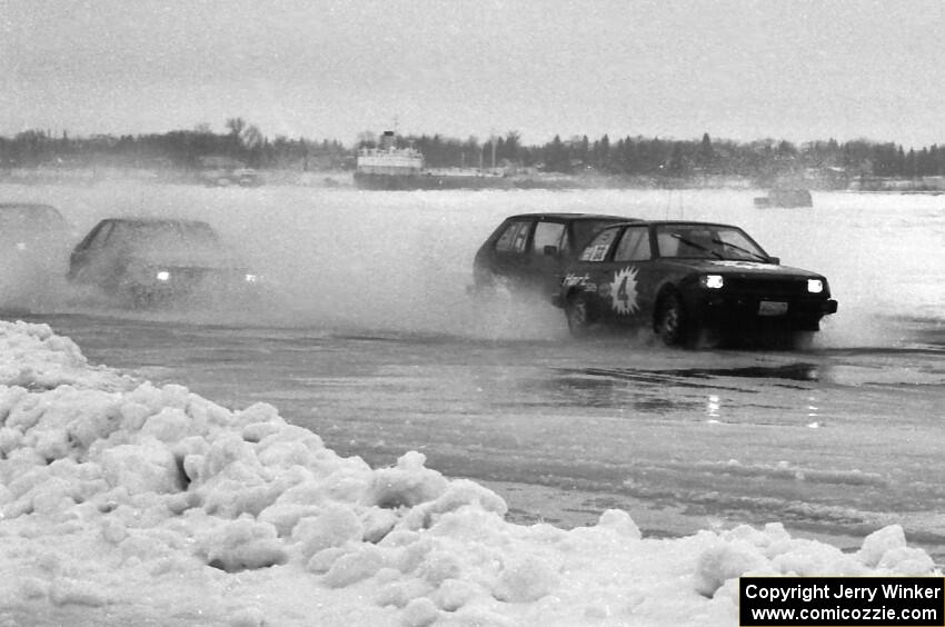 The start of the Showroom Enduro race.