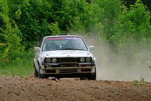 Elena Huizar / Julienne Ciacico BMW 325i on SS1, Camp 3 North.