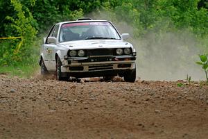 Elena Huizar / Julienne Ciacico BMW 325i on SS1, Camp 3 North.