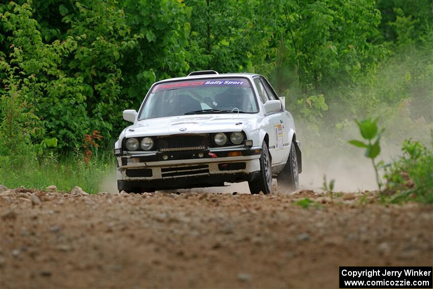 Elena Huizar / Julienne Ciacico BMW 325i on SS1, Camp 3 North.