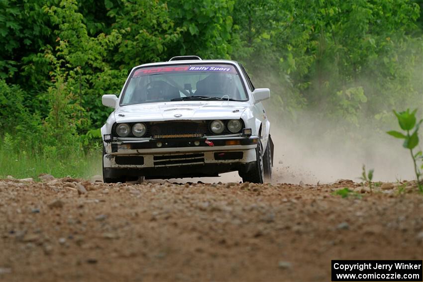 Elena Huizar / Julienne Ciacico BMW 325i on SS1, Camp 3 North.