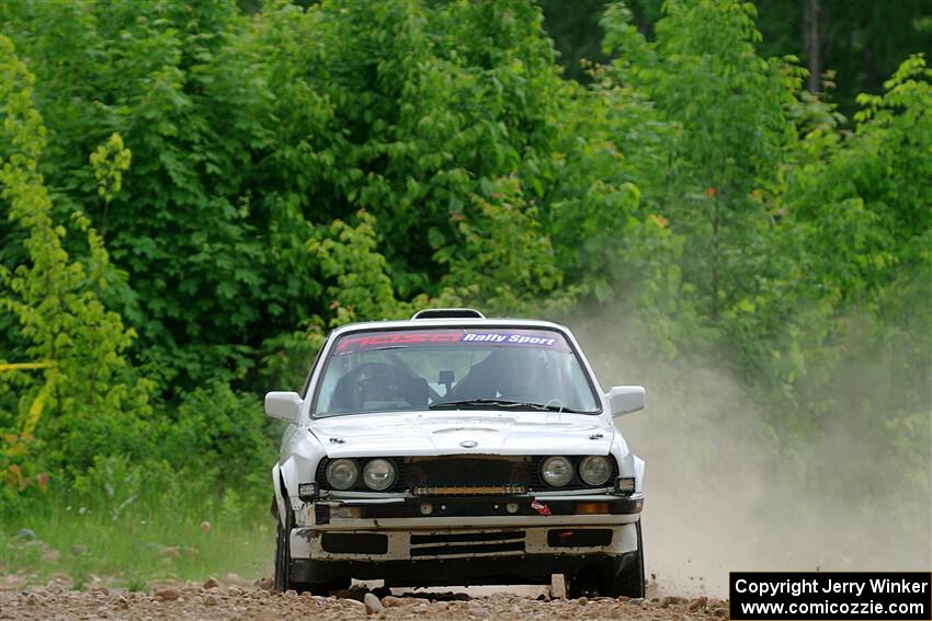 Elena Huizar / Julienne Ciacico BMW 325i on SS1, Camp 3 North.