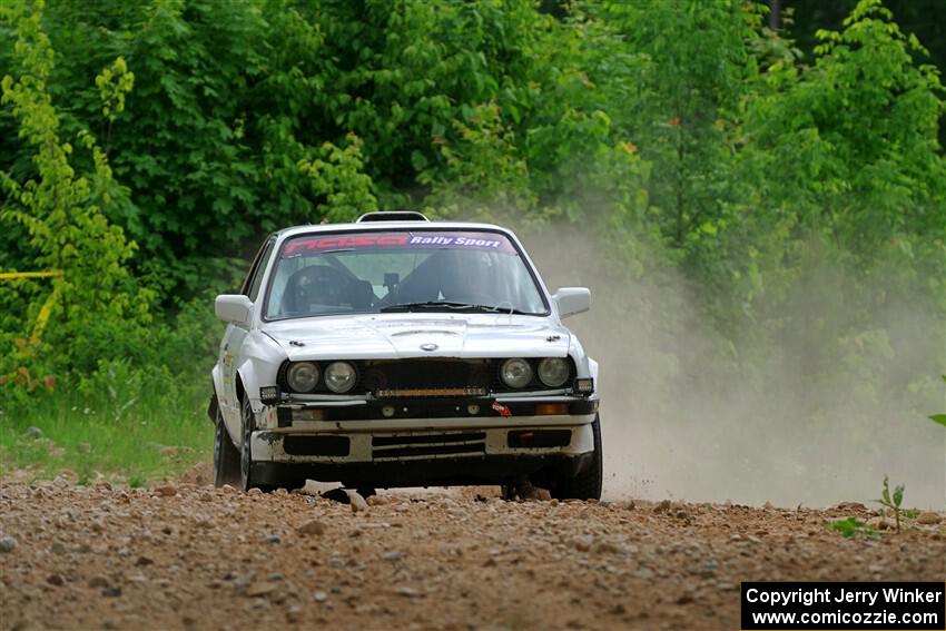 Elena Huizar / Julienne Ciacico BMW 325i on SS1, Camp 3 North.
