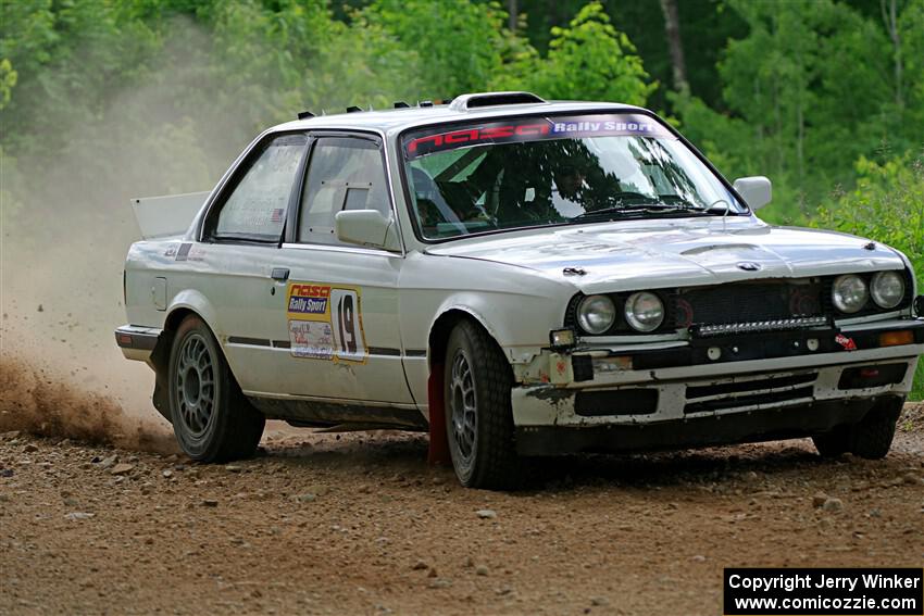 Elena Huizar / Julienne Ciacico BMW 325i on SS1, Camp 3 North.