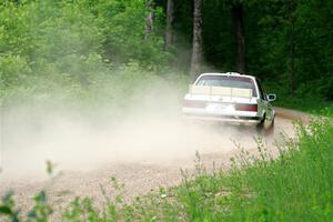 Elena Huizar / Julienne Ciacico BMW 325i on SS1, Camp 3 North.