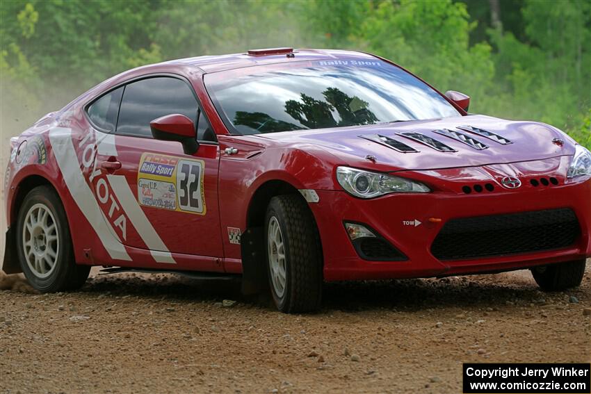 Eric Anderson / Taylor Haelterman Toyota FR-S on SS1, Camp 3 North.