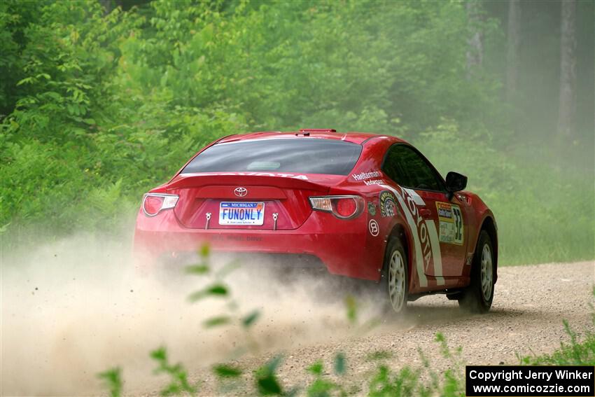 Eric Anderson / Taylor Haelterman Toyota FR-S on SS1, Camp 3 North.