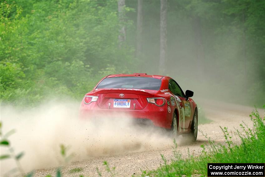 Eric Anderson / Taylor Haelterman Toyota FR-S on SS1, Camp 3 North.