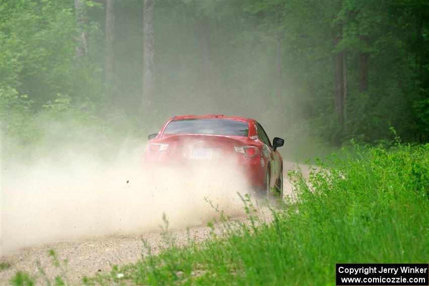 Eric Anderson / Taylor Haelterman Toyota FR-S on SS1, Camp 3 North.