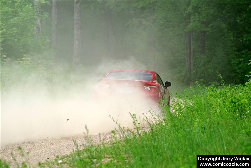 Eric Anderson / Taylor Haelterman Toyota FR-S on SS1, Camp 3 North.