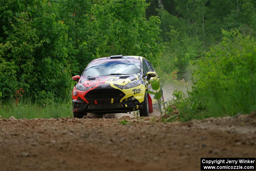 Nikhil Thakur / Brandon Pace Ford Fiesta ST on SS1, Camp 3 North.