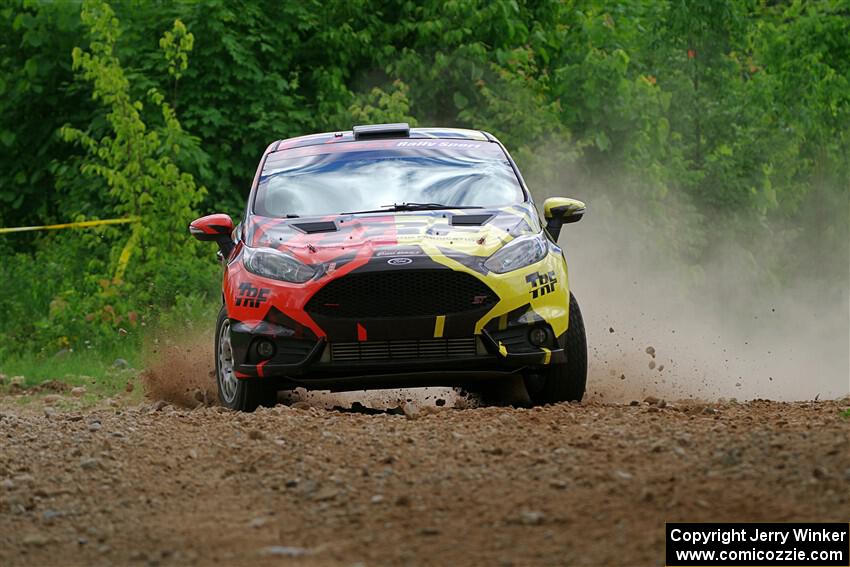 Nikhil Thakur / Brandon Pace Ford Fiesta ST on SS1, Camp 3 North.