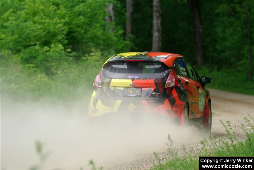 Nikhil Thakur / Brandon Pace Ford Fiesta ST on SS1, Camp 3 North.