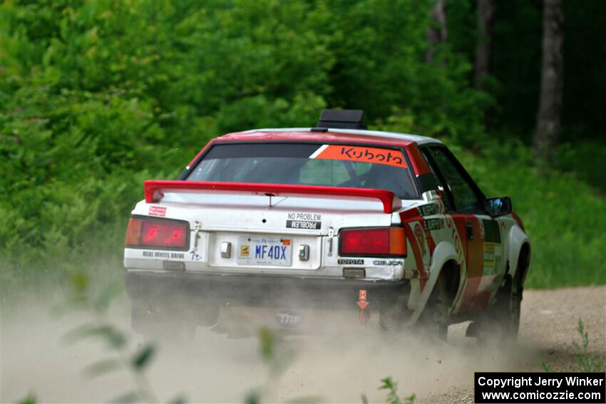 Bryce Murphy / Braxton Murphy Toyota Celica GTS on SS1, Camp 3 North.
