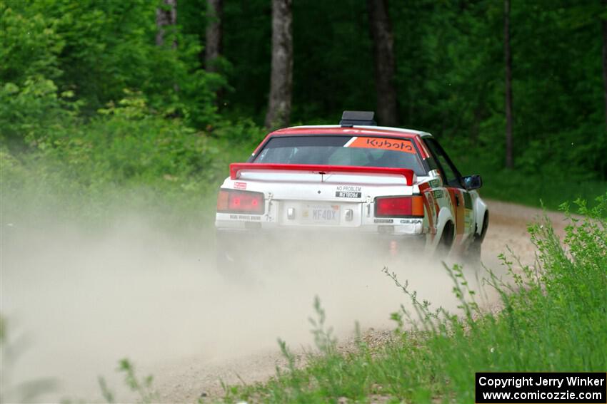 Bryce Murphy / Braxton Murphy Toyota Celica GTS on SS1, Camp 3 North.