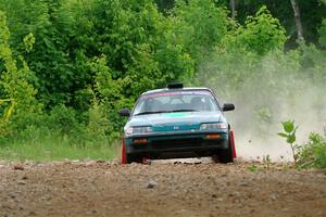 Maegan Burkart / Joanna Seaman Honda CRX Si on SS1, Camp 3 North.