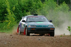 Maegan Burkart / Joanna Seaman Honda CRX Si on SS1, Camp 3 North.