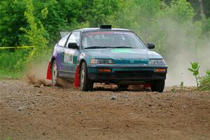 Maegan Burkart / Joanna Seaman Honda CRX Si on SS1, Camp 3 North.