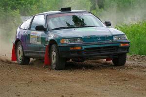 Maegan Burkart / Joanna Seaman Honda CRX Si on SS1, Camp 3 North.
