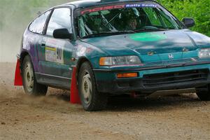 Maegan Burkart / Joanna Seaman Honda CRX Si on SS1, Camp 3 North.