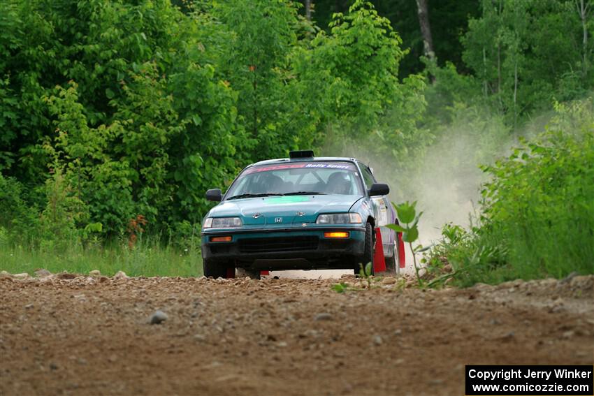 Maegan Burkart / Joanna Seaman Honda CRX Si on SS1, Camp 3 North.