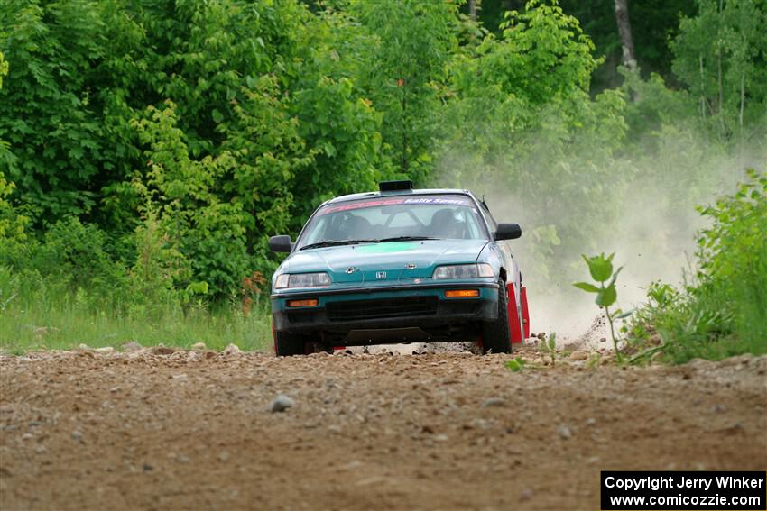 Maegan Burkart / Joanna Seaman Honda CRX Si on SS1, Camp 3 North.