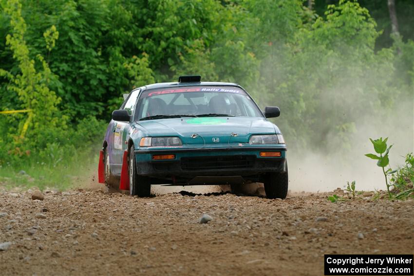 Maegan Burkart / Joanna Seaman Honda CRX Si on SS1, Camp 3 North.