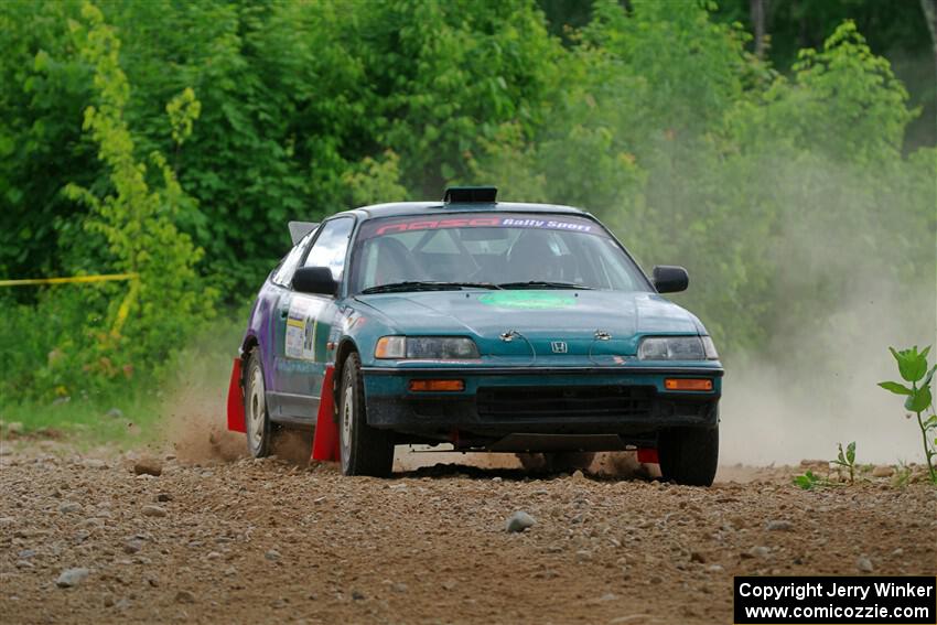 Maegan Burkart / Joanna Seaman Honda CRX Si on SS1, Camp 3 North.