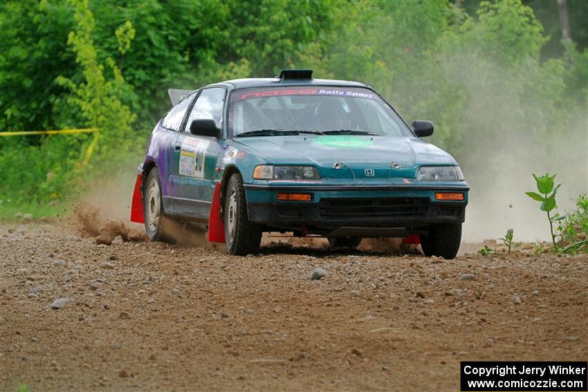 Maegan Burkart / Joanna Seaman Honda CRX Si on SS1, Camp 3 North.