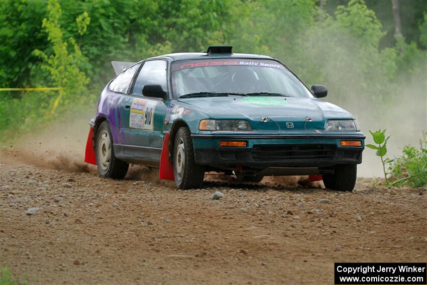 Maegan Burkart / Joanna Seaman Honda CRX Si on SS1, Camp 3 North.