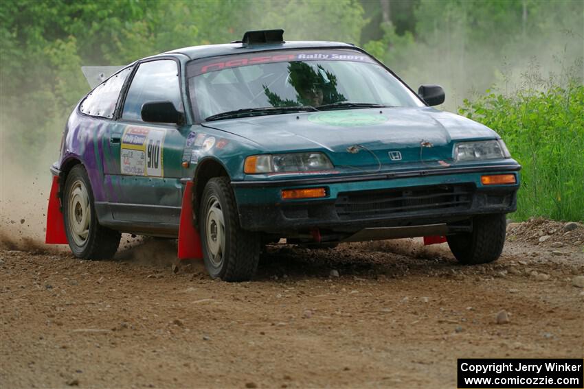 Maegan Burkart / Joanna Seaman Honda CRX Si on SS1, Camp 3 North.