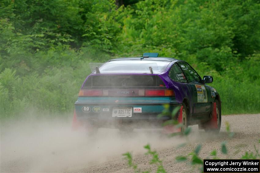 Maegan Burkart / Joanna Seaman Honda CRX Si on SS1, Camp 3 North.
