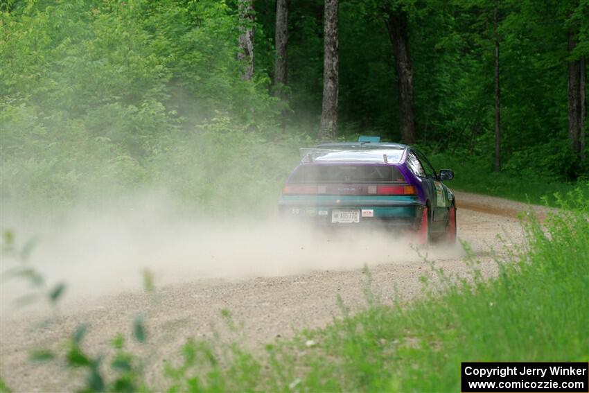 Maegan Burkart / Joanna Seaman Honda CRX Si on SS1, Camp 3 North.