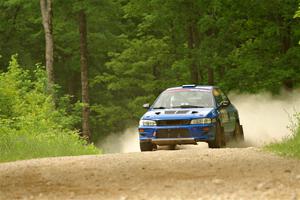 Connor Himes / Aleut Hatfield Subaru Impreza on SS2, Skunk Creek.