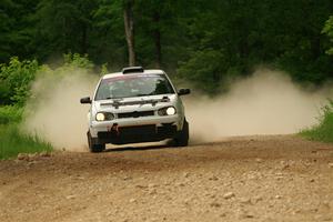 John Gusmano / Zack Goldstein VW GTI on SS2, Skunk Creek.