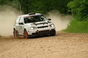 John Gusmano / Zack Goldstein VW GTI on SS2, Skunk Creek.