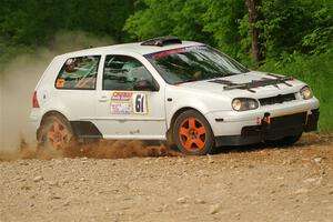John Gusmano / Zack Goldstein VW GTI on SS2, Skunk Creek.