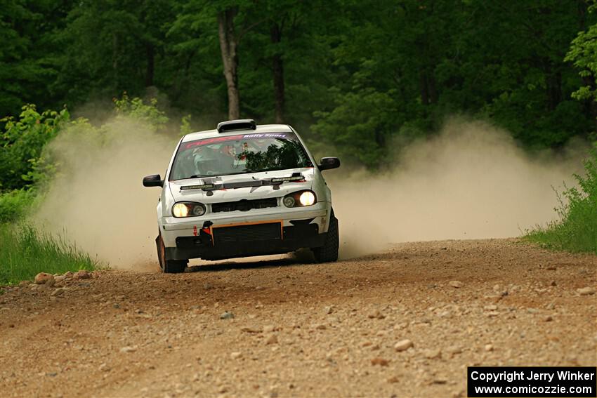 John Gusmano / Zack Goldstein VW GTI on SS2, Skunk Creek.