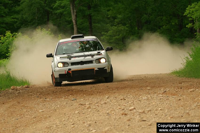 John Gusmano / Zack Goldstein VW GTI on SS2, Skunk Creek.