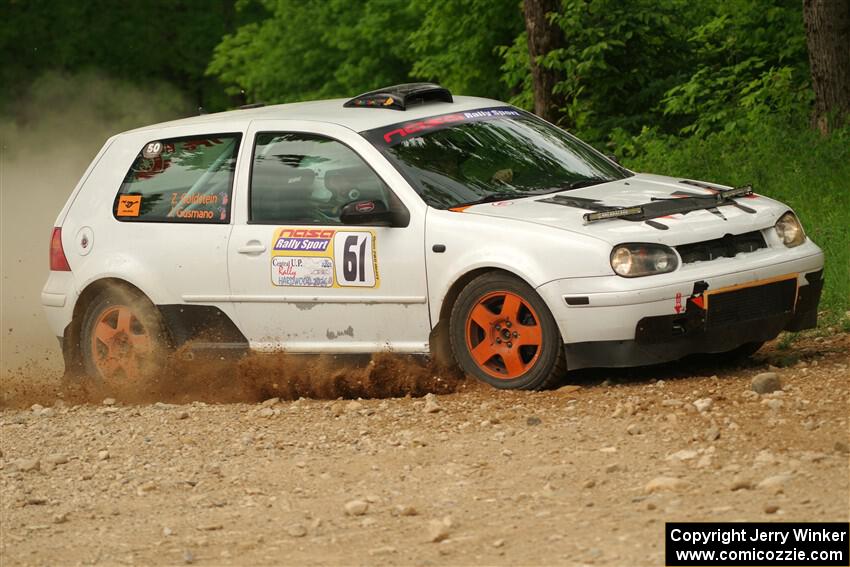 John Gusmano / Zack Goldstein VW GTI on SS2, Skunk Creek.
