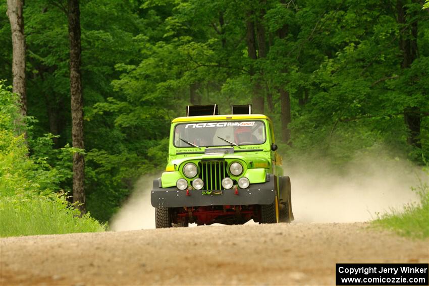 Mike Purzycki / Matt Wernette Jeep Scrambler on SS2, Skunk Creek.