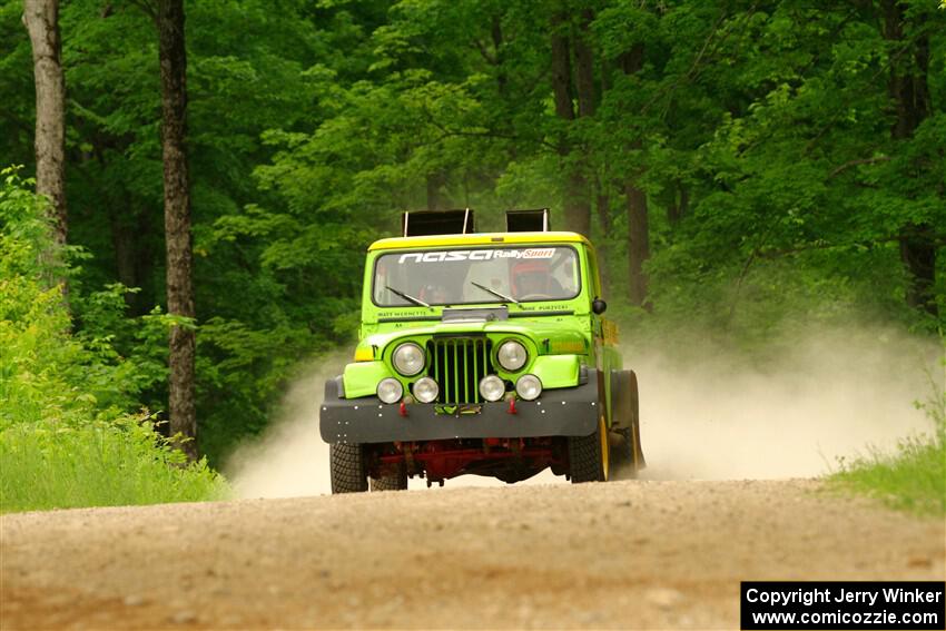 Mike Purzycki / Matt Wernette Jeep Scrambler on SS2, Skunk Creek.