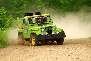 Mike Purzycki / Matt Wernette Jeep Scrambler on SS2, Skunk Creek.