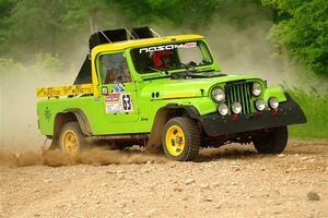 Mike Purzycki / Matt Wernette Jeep Scrambler on SS2, Skunk Creek.