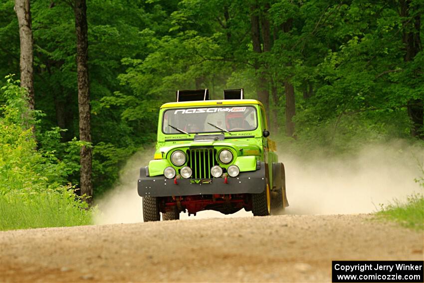 Mike Purzycki / Matt Wernette Jeep Scrambler on SS2, Skunk Creek.