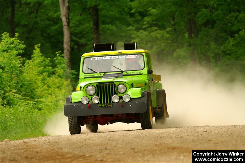 Mike Purzycki / Matt Wernette Jeep Scrambler on SS2, Skunk Creek.