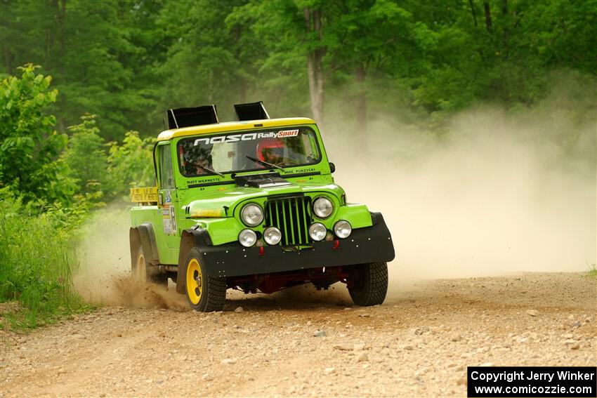 Mike Purzycki / Matt Wernette Jeep Scrambler on SS2, Skunk Creek.
