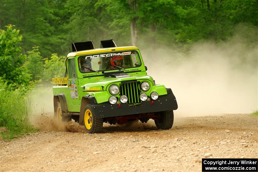 Mike Purzycki / Matt Wernette Jeep Scrambler on SS2, Skunk Creek.