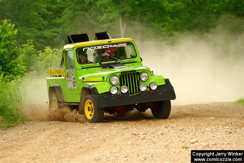 Mike Purzycki / Matt Wernette Jeep Scrambler on SS2, Skunk Creek.